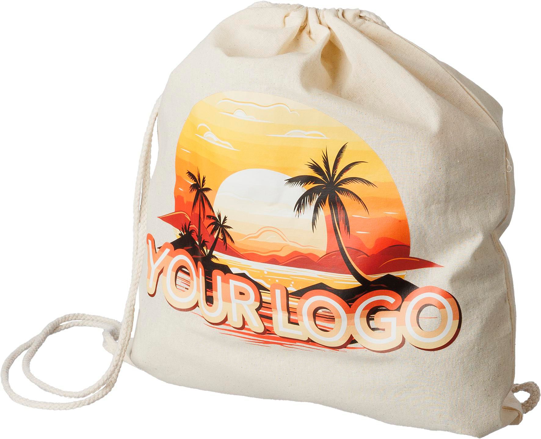 Mochila Algodón Ligero - Boquiñeni impreso con logotipo