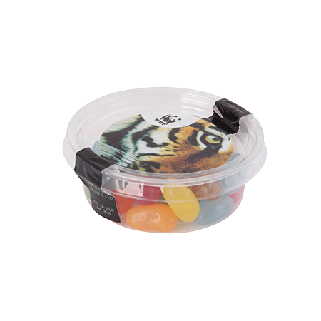 Maceta Biodegradable Transparente con Jelly Beans y Carletties - Roda de Ter