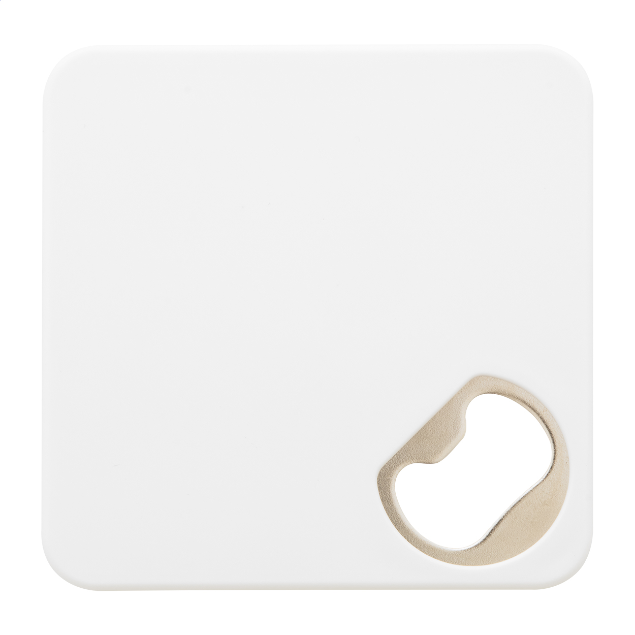 Posavasos Abridor Antideslizante - Los Molares impreso con logotipo