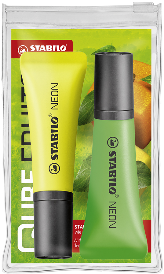 Estuche STABILO® NEON para 2 subrayadores - Igualada