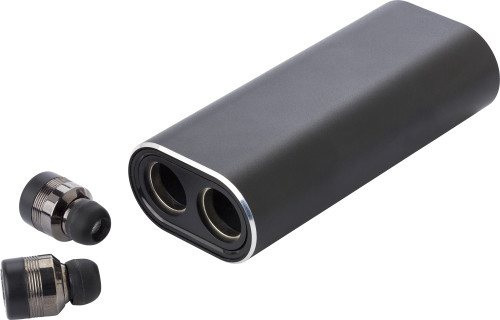 Banco de Energía de Aluminio con Auriculares Inalámbricos - Bottesford - Llanos del Caudillo