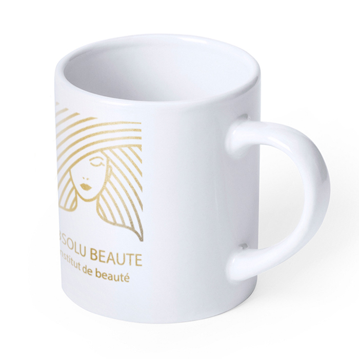 Taza de cerámica blanca 250ml - Alberite