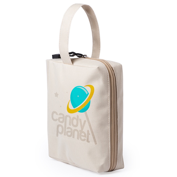 Bolsa de Belleza de Poliéster 600D de Diseño Cuadrado - Torrelavit