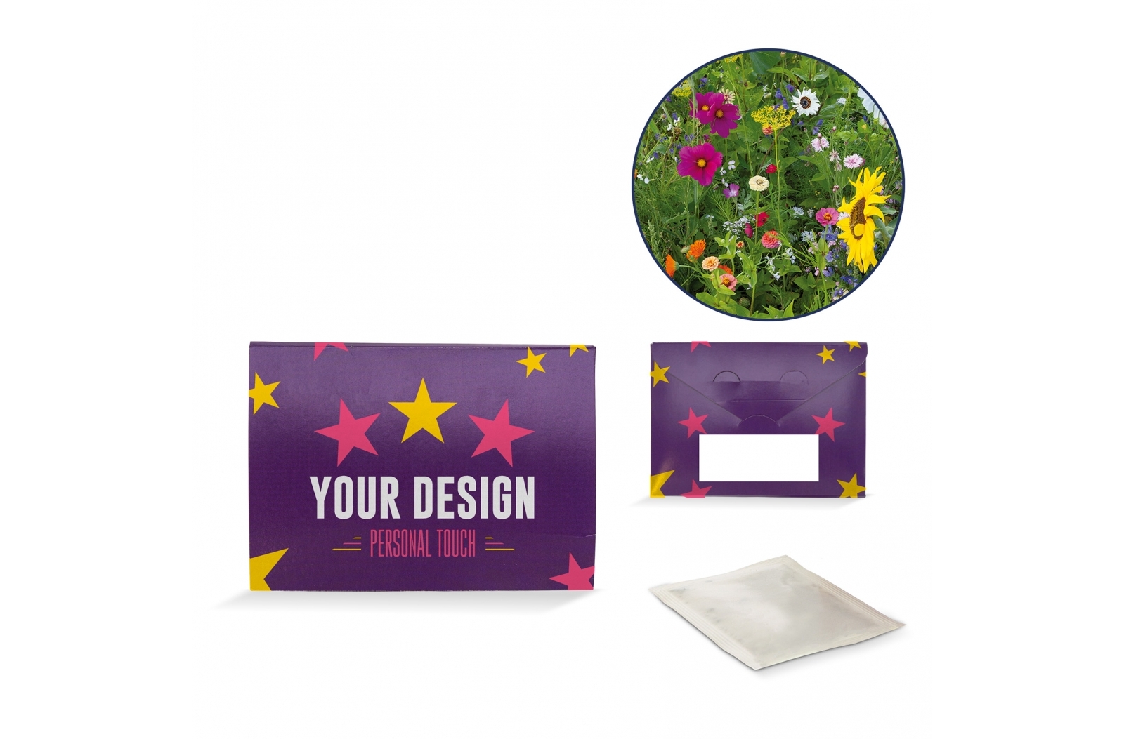 Sobre de Semillas de Flores Personalizable - Torralba de los Frailes