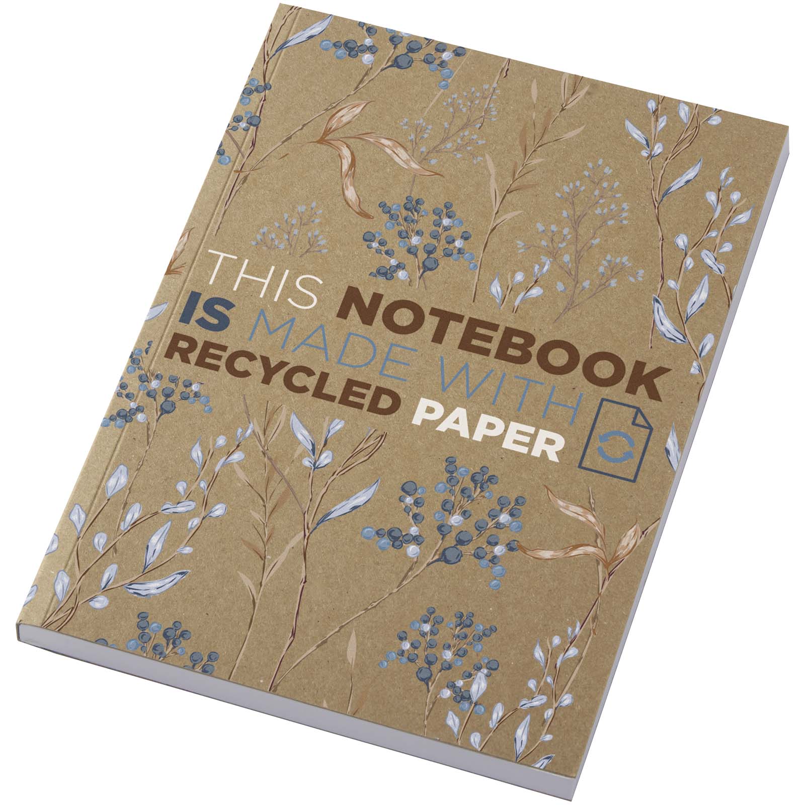 Cuaderno Reciclado de Cubierta Suave Artesano - Calpe