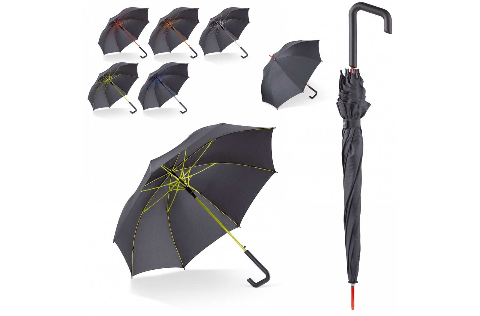 Paraguas de Varilla de Fibra de Vidrio Colorido - Sobremunt