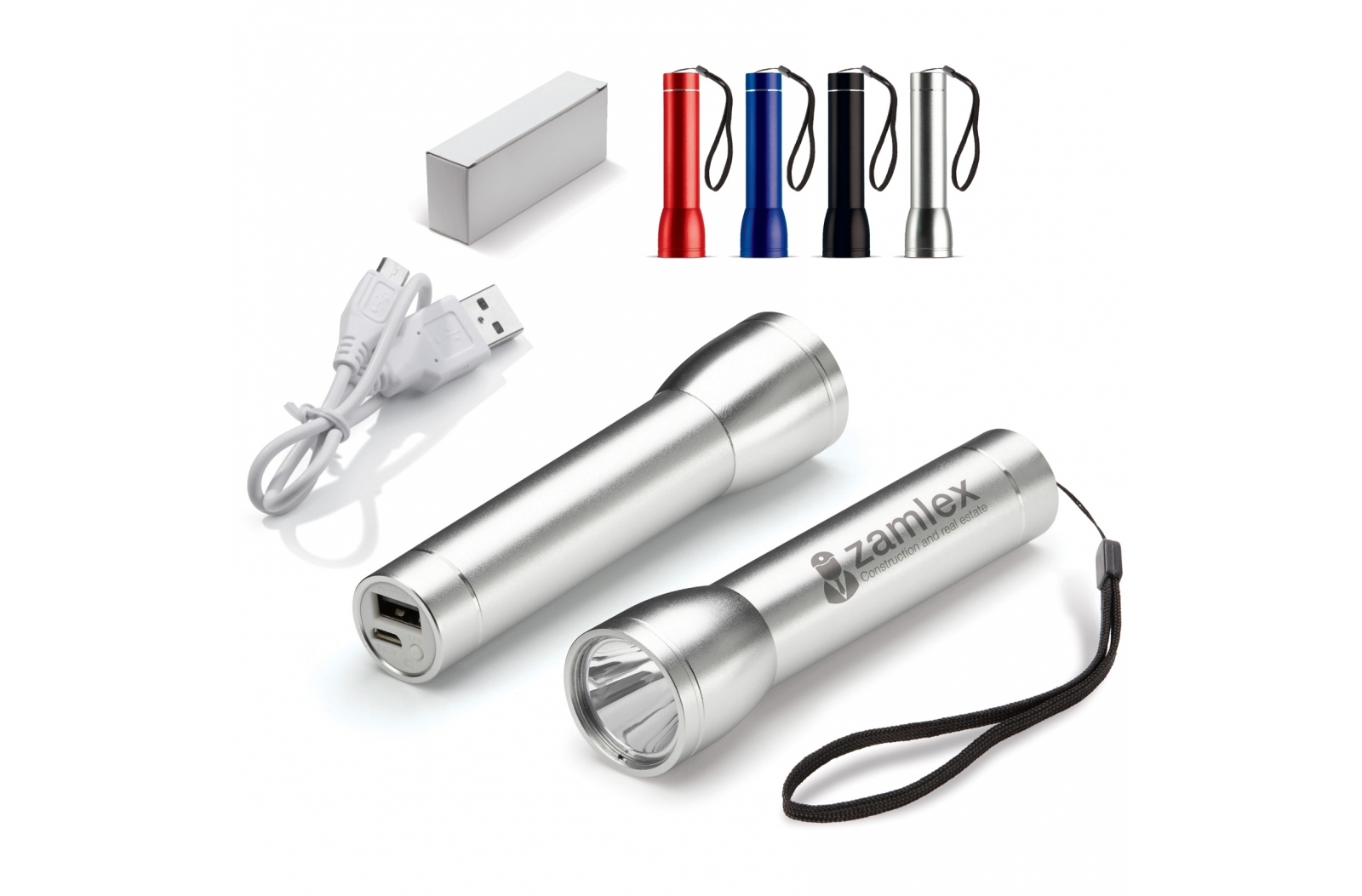 Powerbank de Linterna de Aluminio - Toledo