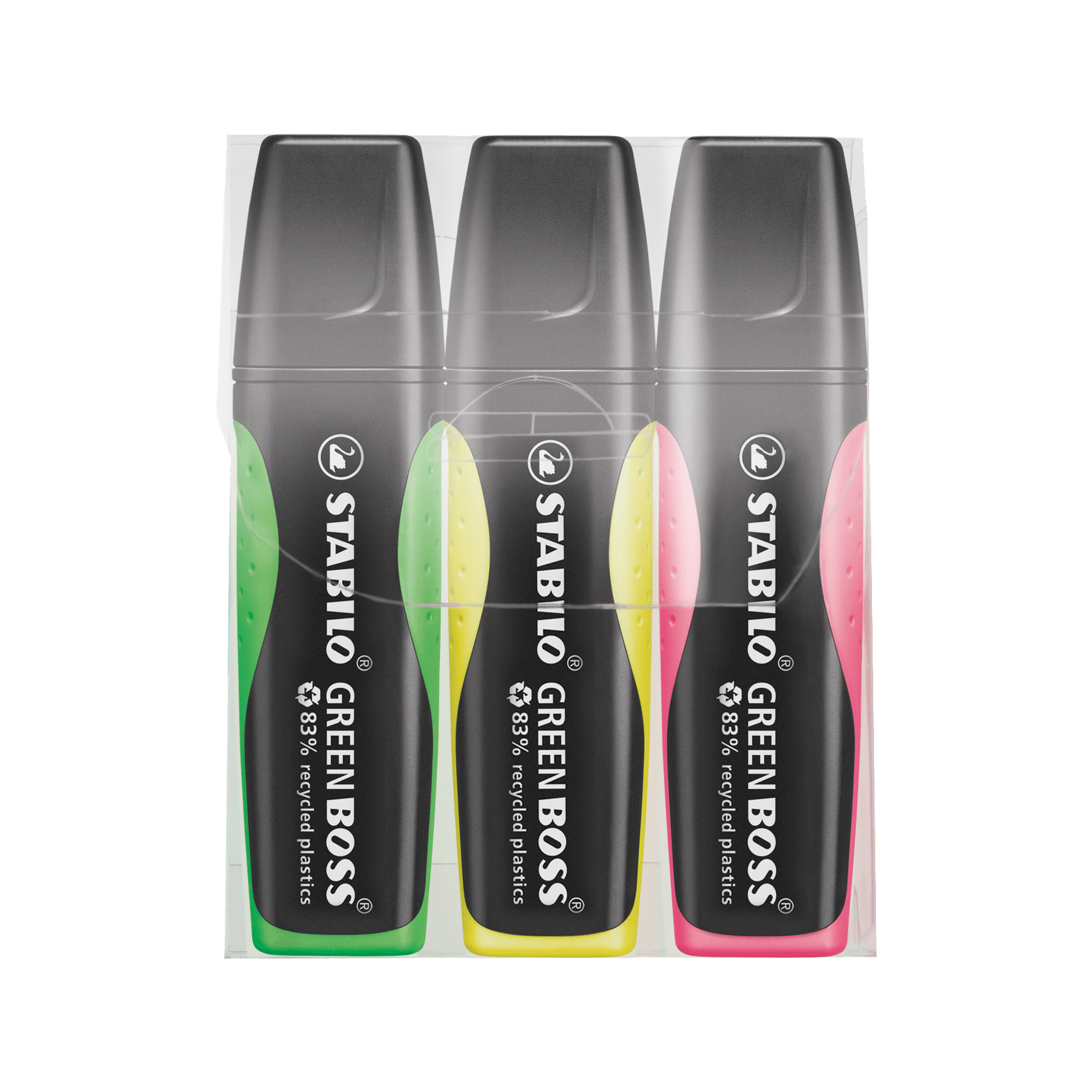 Conjunto de 3 resaltadores ECOLÓGICOS Stabilo Boss® - Jamilena