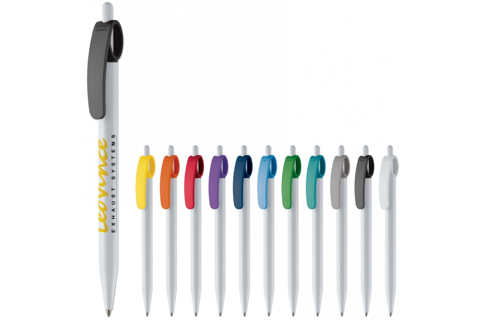 Bolígrafo con clip de lazo de plástico - Ravenshead - Grañén