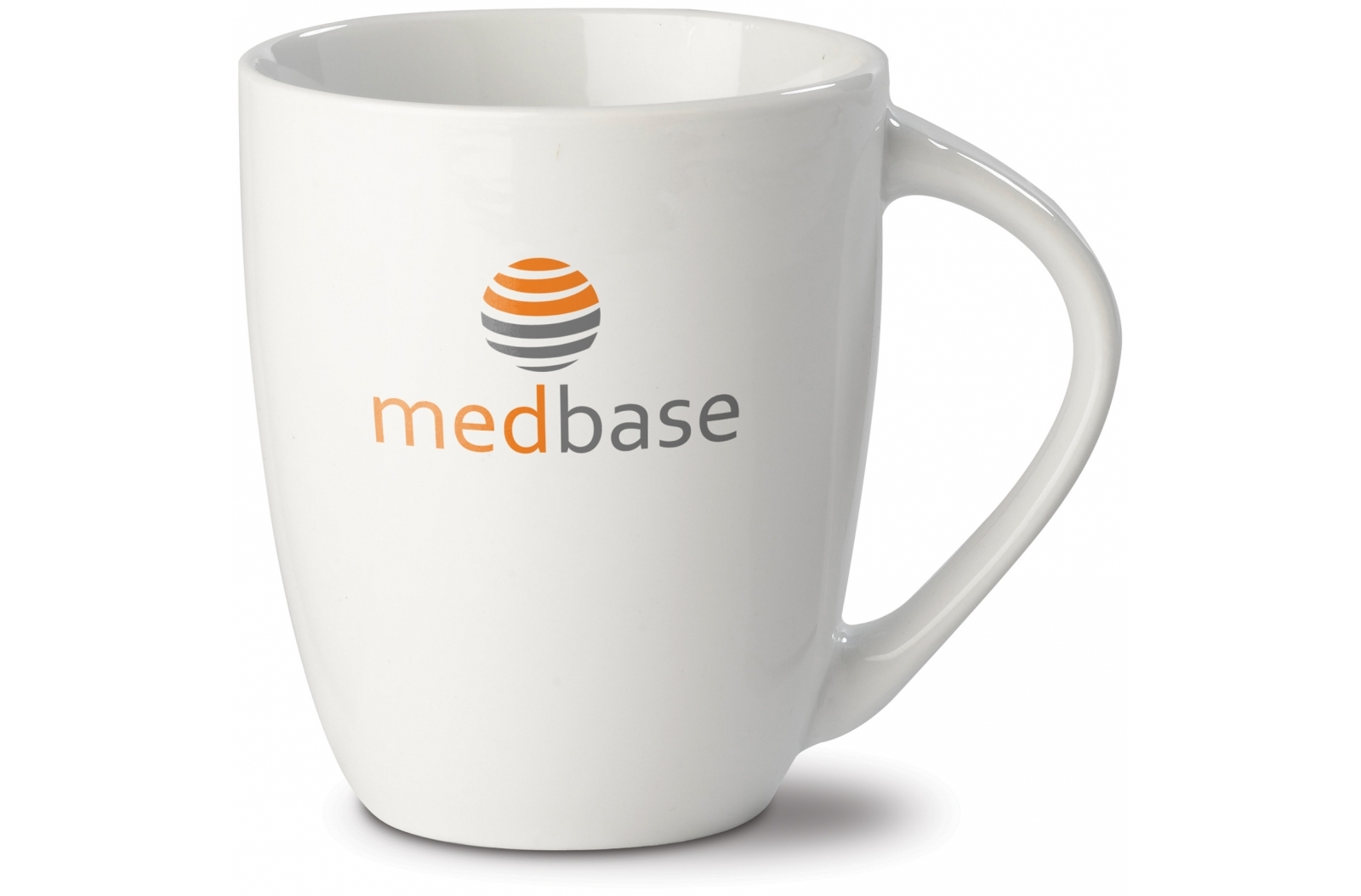 Taza Cónica de Porcelana Blanca 300ml - Benissa