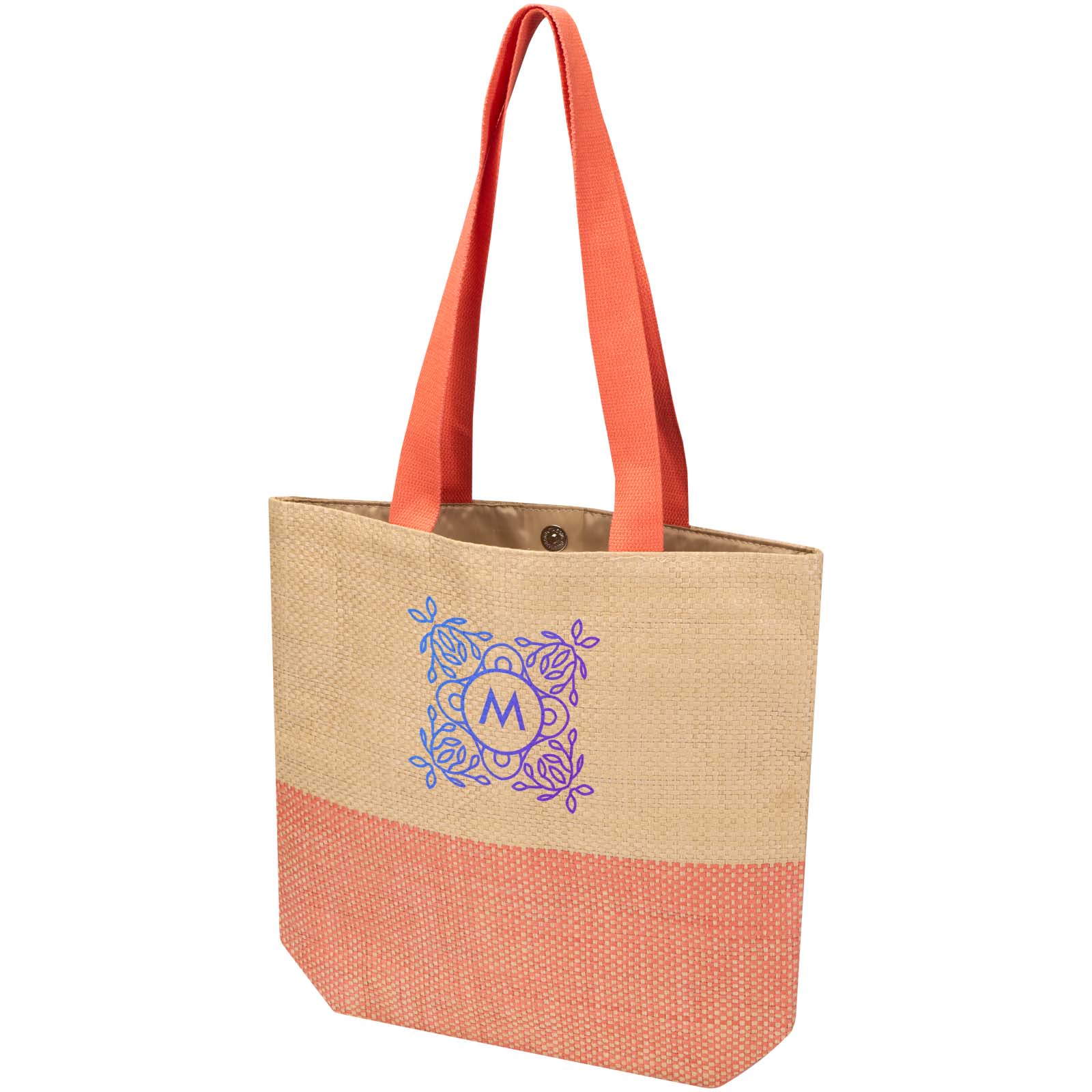 Bolso de papel de paja Rhythm, 10 litros