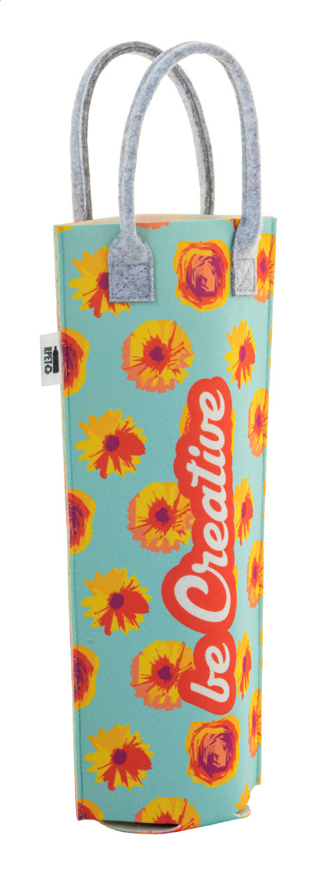 Bolsa de vino ecológica de fieltro reciclado - Ólvena