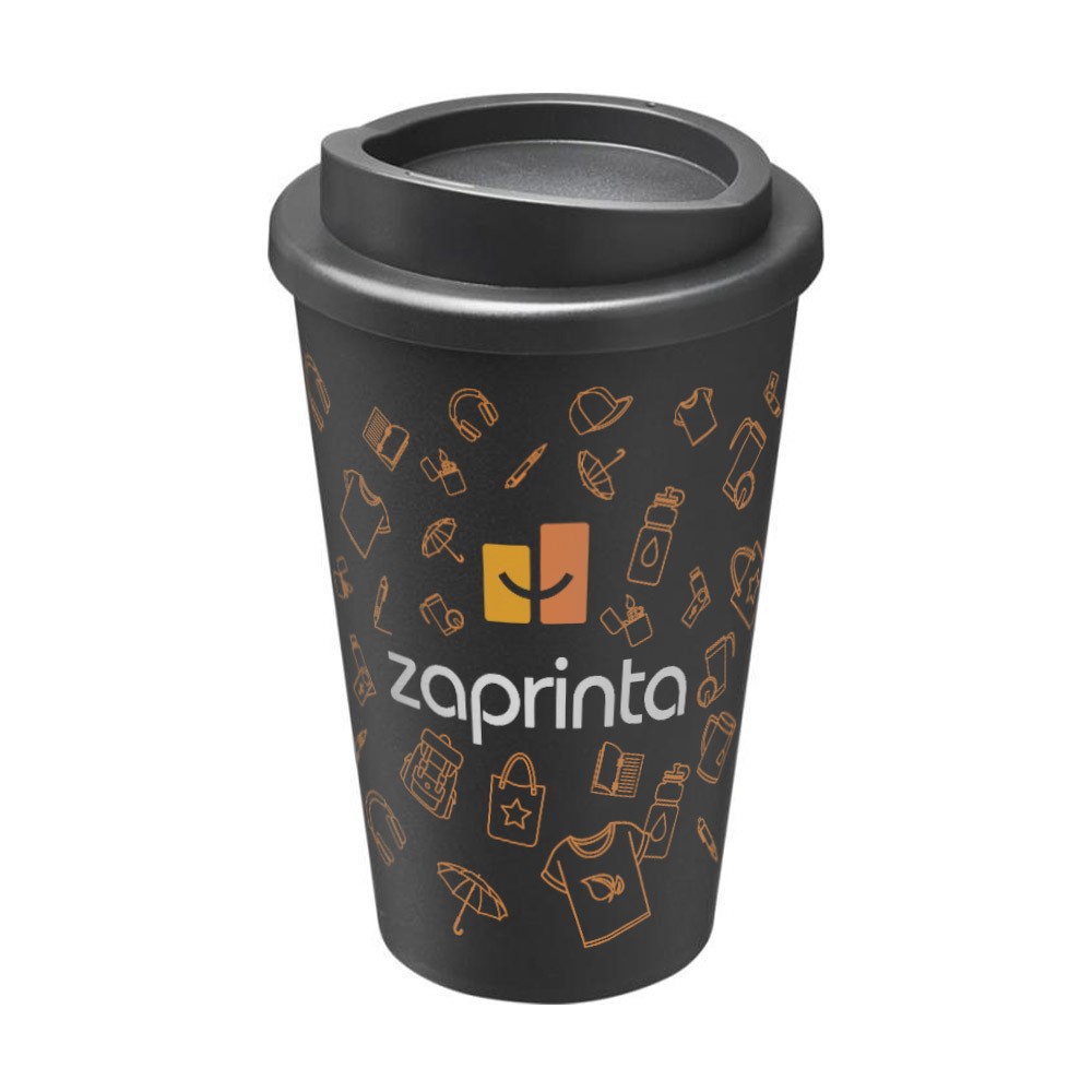 Vaso de plástico de caña de azúcar aislado con doble pared 350ml - Quesada impreso con logotipo