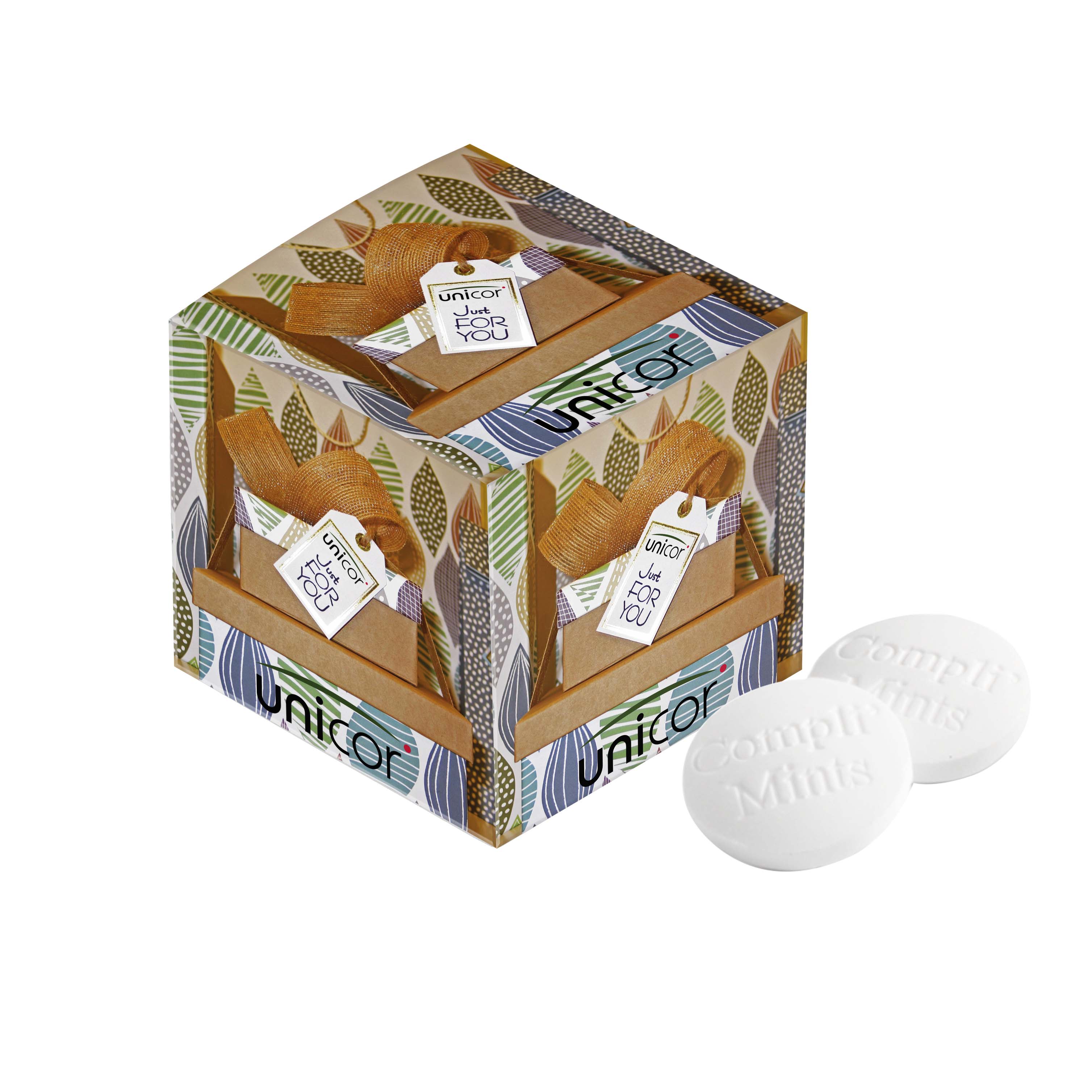 Cubos de Menta Blanca Personalizados - Cricklewood - Campo de Criptana
