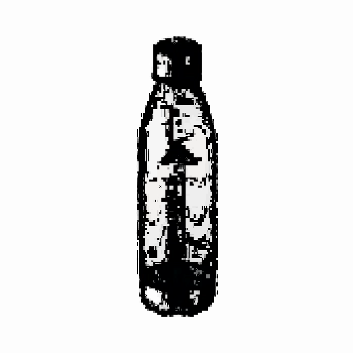 Botella de Beber Tritan Libre de BPA con Tapa y Fondo de Acero Inoxidable - Fuendejalón