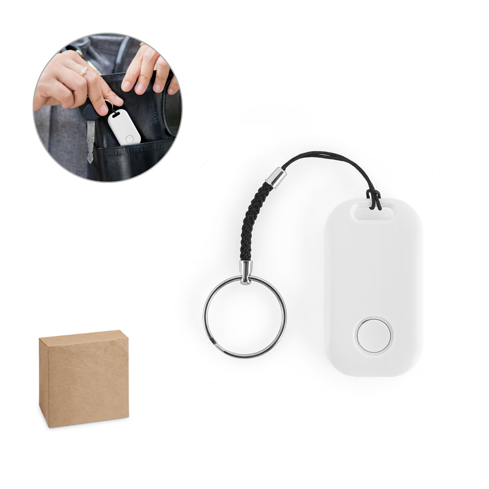 DAMY. Localizador inalámbrico con diseño compacto y ligero de ABS reciclado (100% rABS)