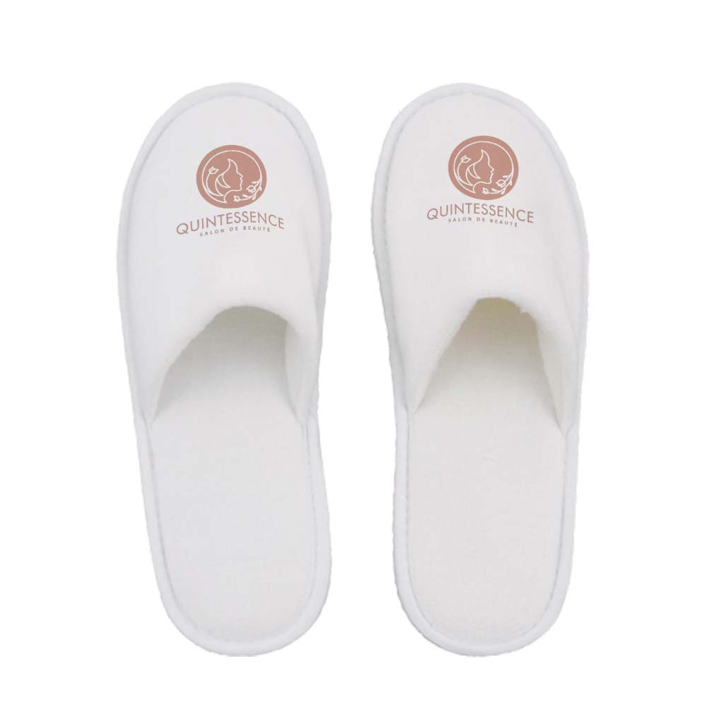 Par de Zapatillas de Terciopelo de Punta Cerrada - Calahorra