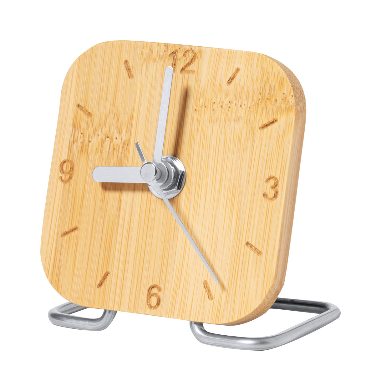 Reloj de Mesa Bambú Acero - Magallón