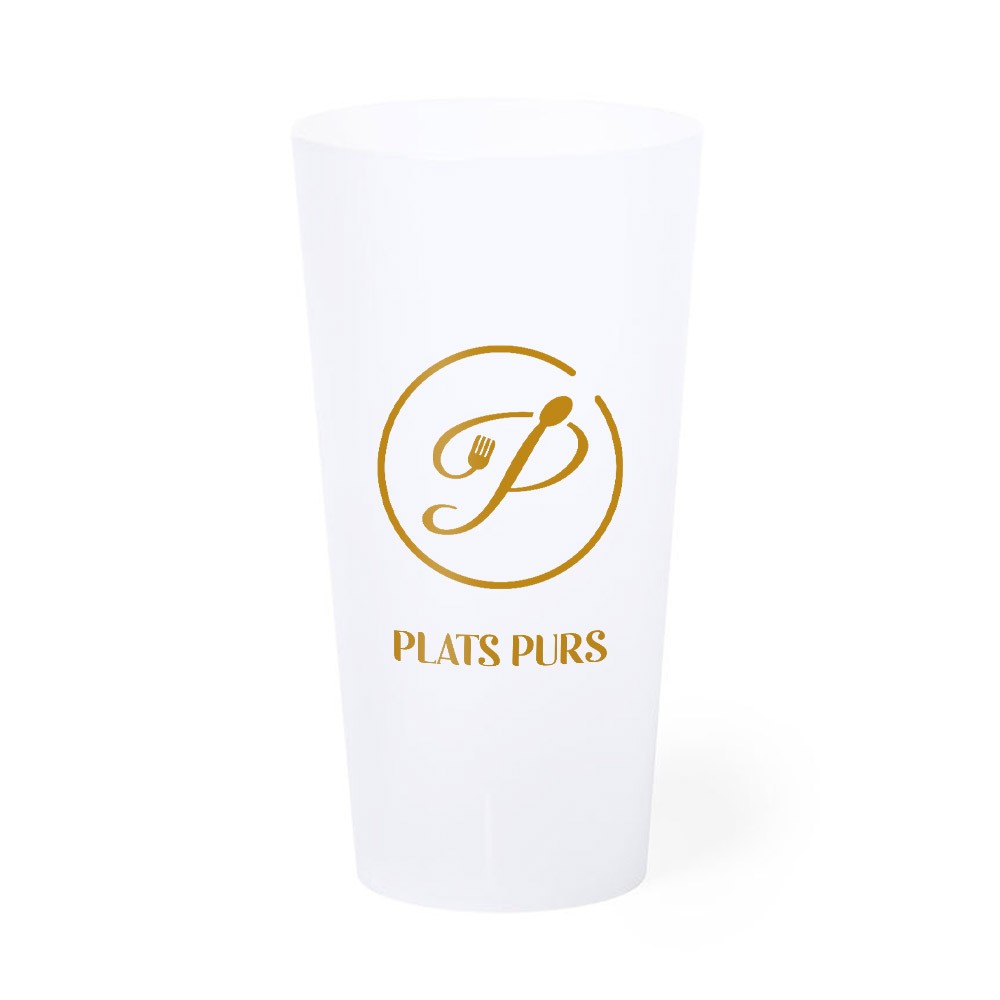 Copa PP Frosted ecológica de 400ml - Alameda