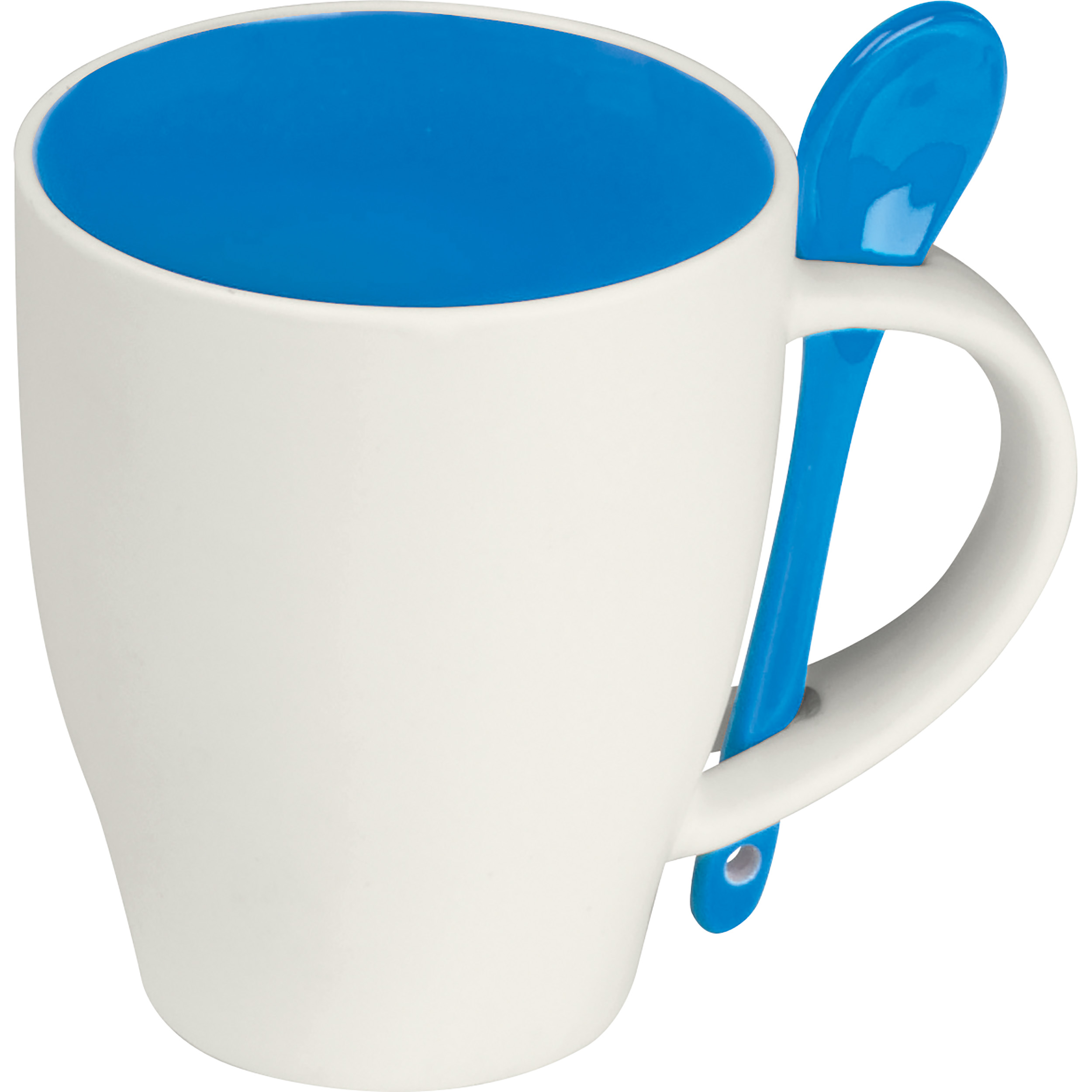 Taza de cerámica con cuchara 250ml - Brancepeth - Alpandeire