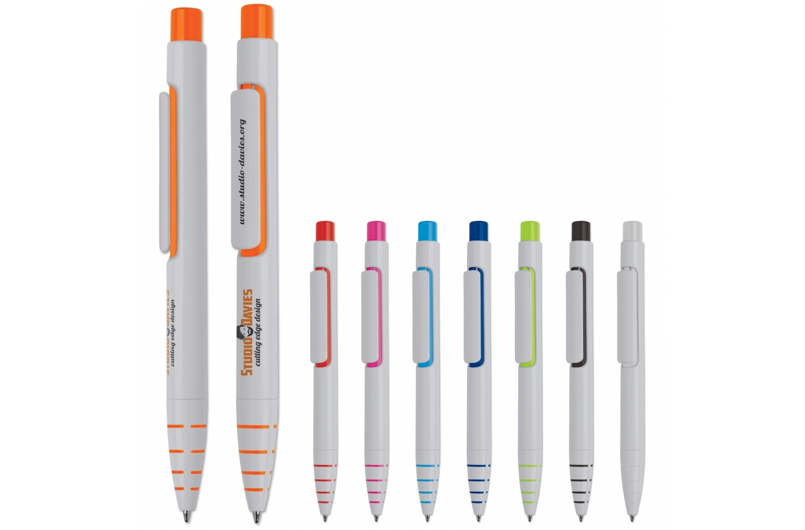 Bolígrafo de Clip Colorido - Ashington - Vicién