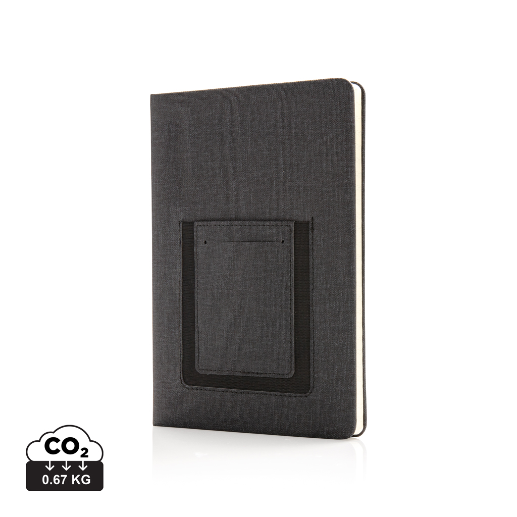 Cuaderno Deluxe A5 con bolsillo para teléfono y funda para tarjetas - Shillington - Villarta-Quintana
