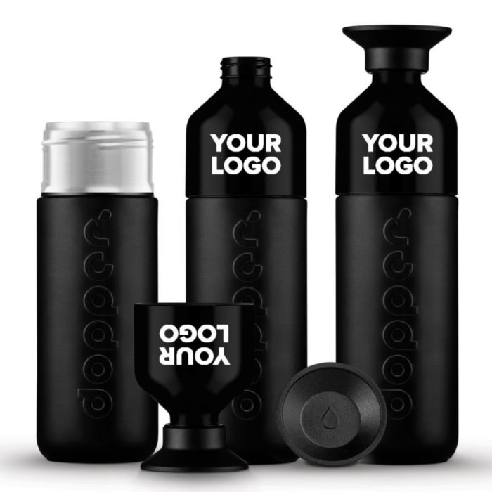 EcoFlask Dopper®  Negro Aislado 580 ml - Lantarón
