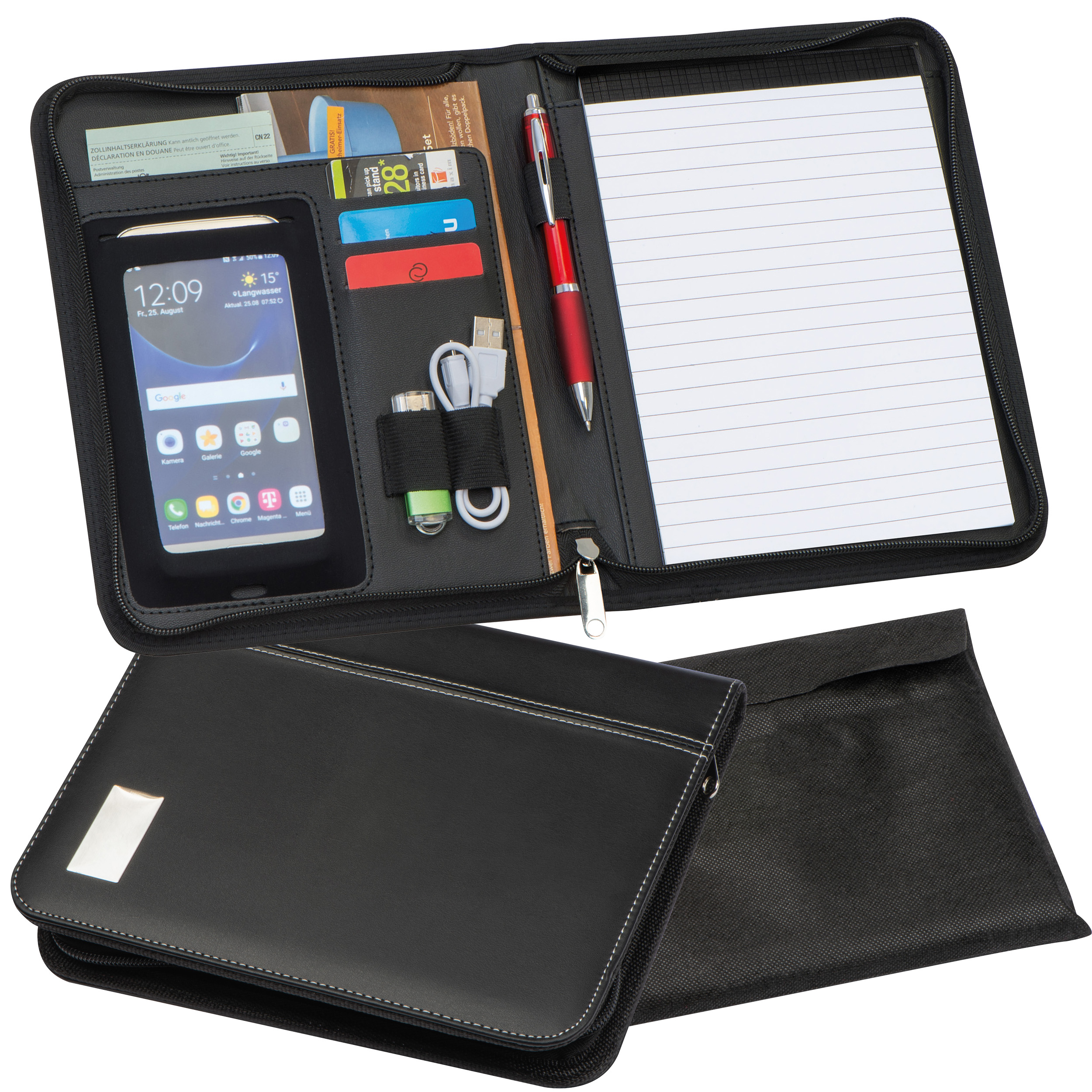 Carpeta Ejecutiva de Cuero - Ashwell - Chalamera