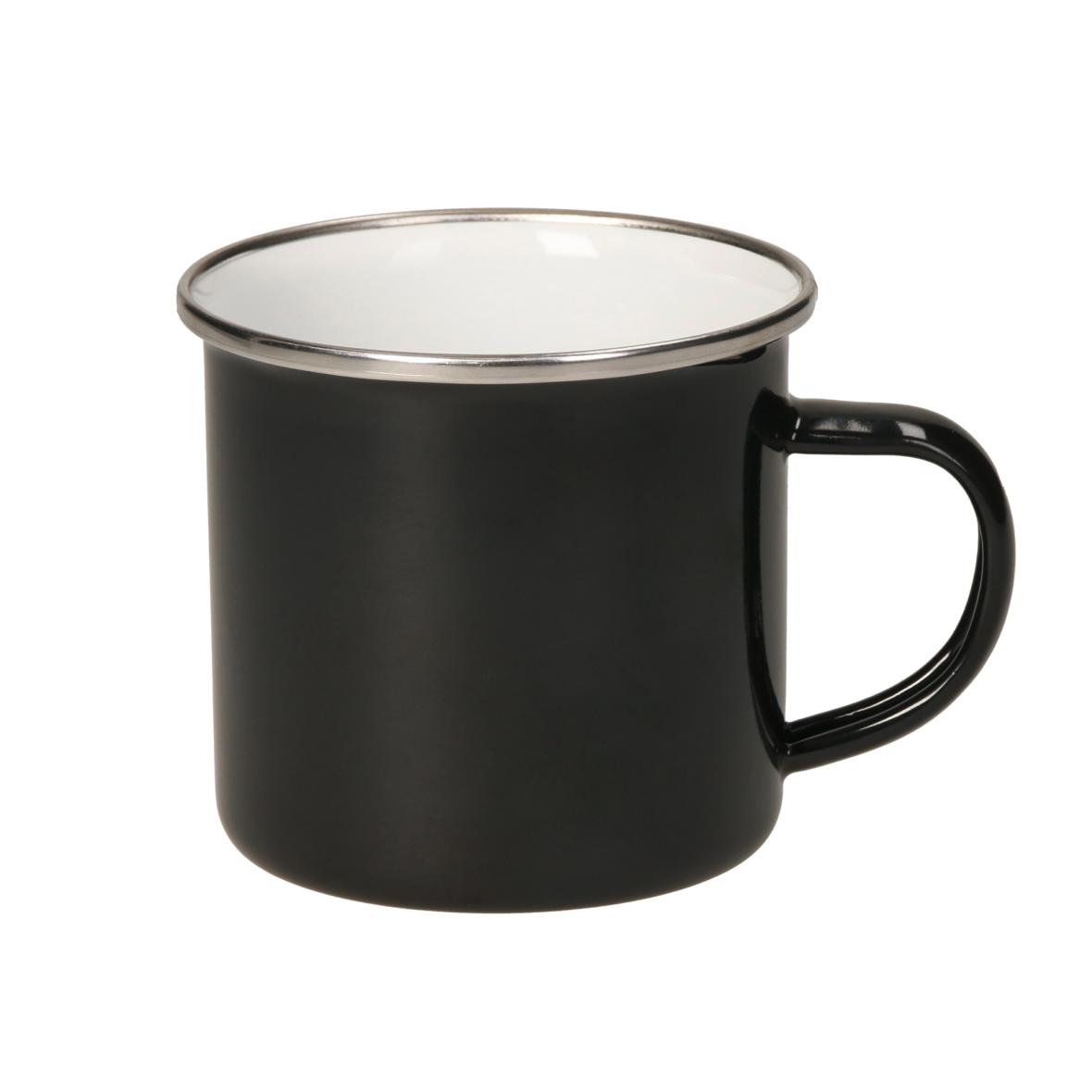 Taza de Café de Acero Esmaltado Retro 300ml - Pequeño Shelford - Cardona