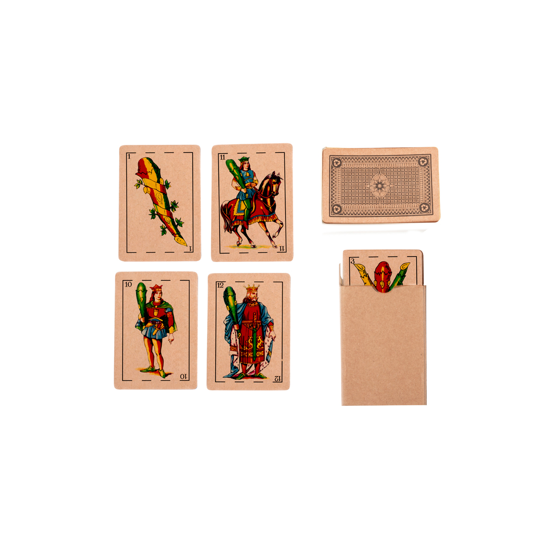 Cartas Españolas de Brisca Eco - Ciudad Real bedrukken met logo
