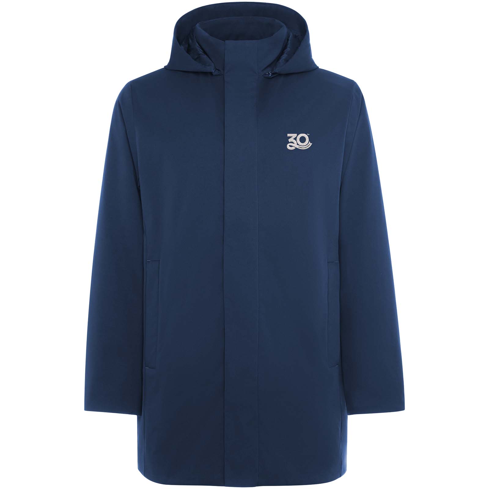 Parka unisex con cuello acolchado