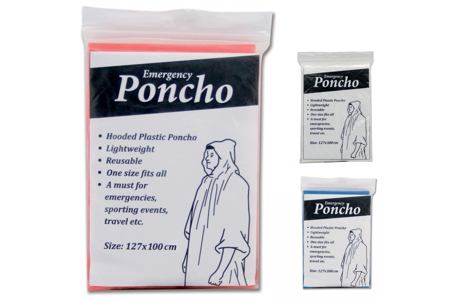 Poncho de Lluvia de Plástico Personalizado - Calera y Chozas