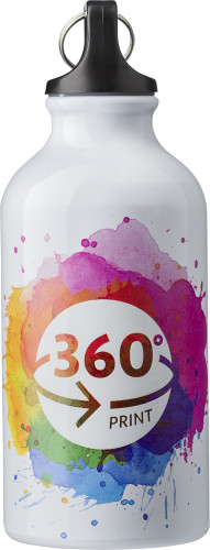 Frasco de Agua de Aluminio con Mosquetón 400ml - Castellar de n'Hug