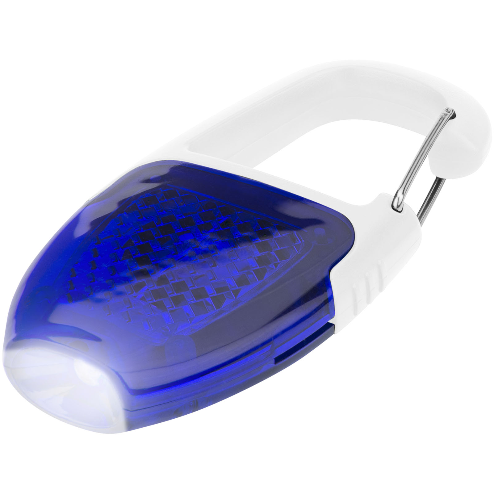 Mosquetón reflectante con clip de cromo y luz LED - Little Snoring - Pedrera