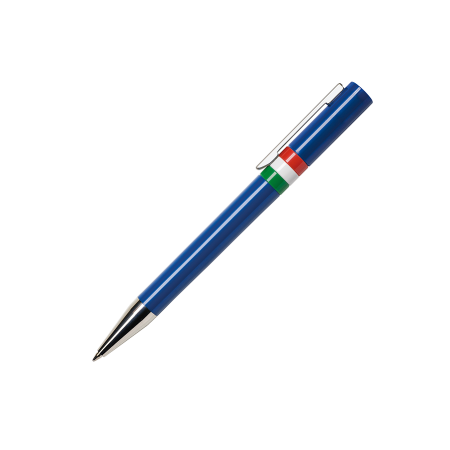 Bolígrafo de punta cromada ETHIC ET900 C FLAG con acabado brillante, color sólido y clip metálico - Bergondo