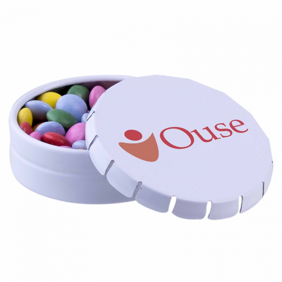 Lata Mini Clic-Clac Impresa con Chocolates - Paracuellos de la Ribera