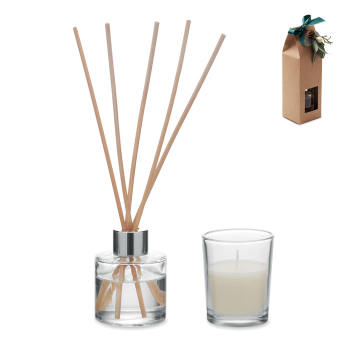 Difusor de vainilla y set de velas