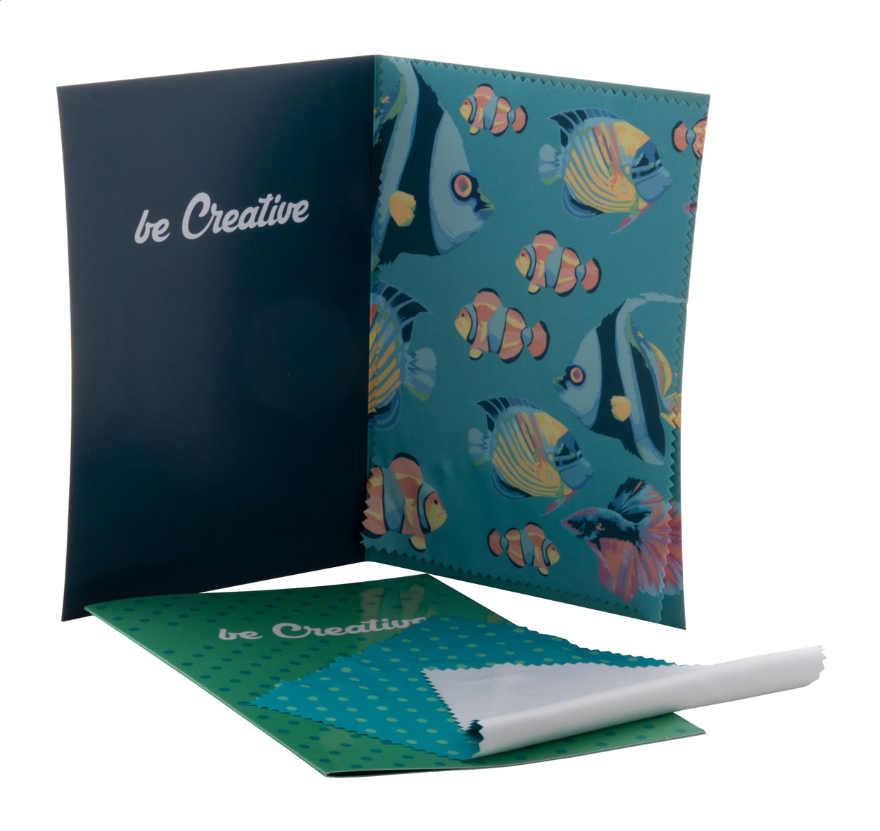 Paño de limpieza para gafas con postal personalizada - Zalduondo