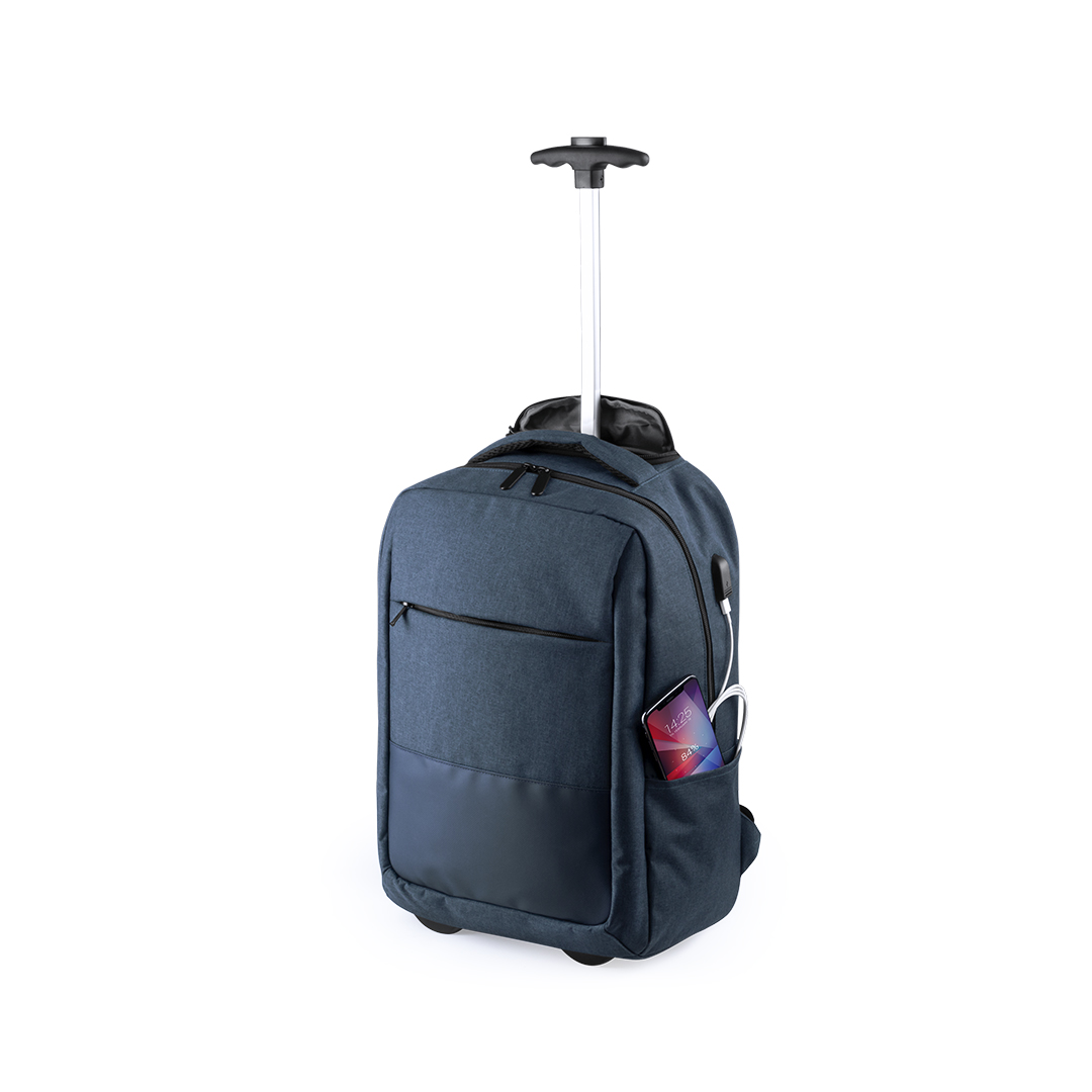 Mochila Trolley Tecnomóvil - Vilanova del Camí impreso con logotipo