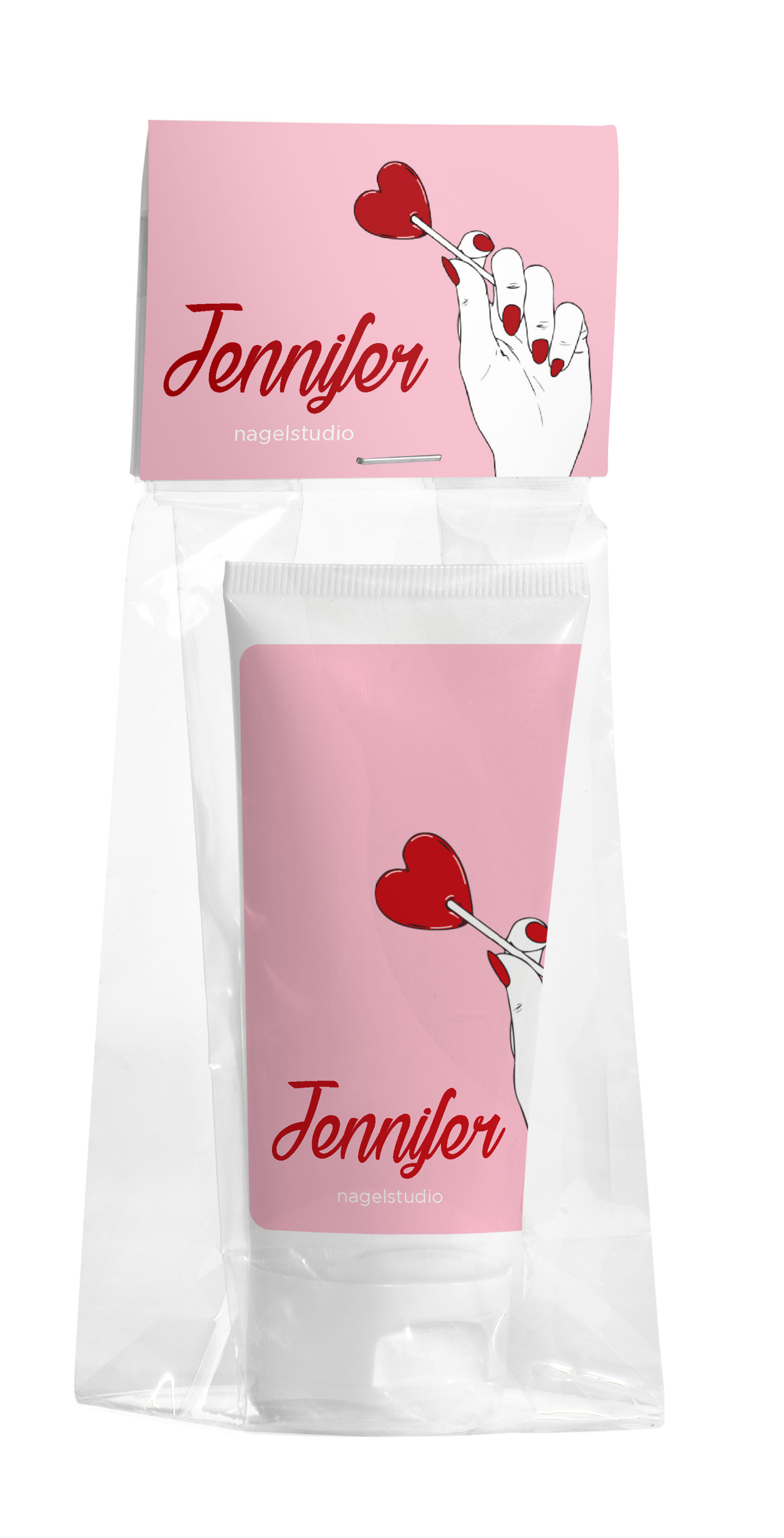 Bolsa con una tarjeta adjunta en la parte inferior - Nether Poppleton - Sant Pere de Vilamajor