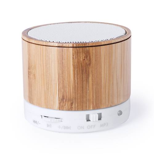 Altavoz Bluetooth Compacto de Bambú - Arroba de los Montes