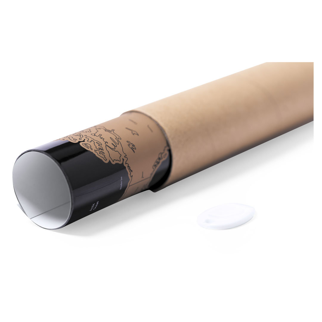 Mapa del mundo que puede ser rascado - Castilleja del Campo