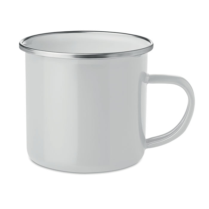 Taza de Metal Vintage para Sublimación de Esmalte 350ml - Santander