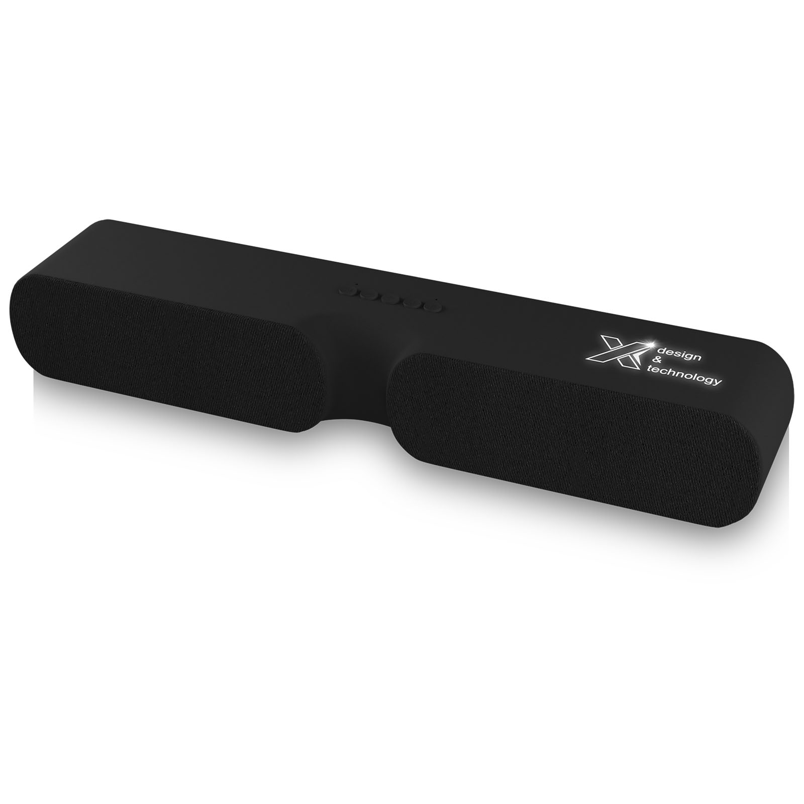Barra de Sonido Bluetooth con Logo Luminoso y Micrófono Incorporado - Mianos