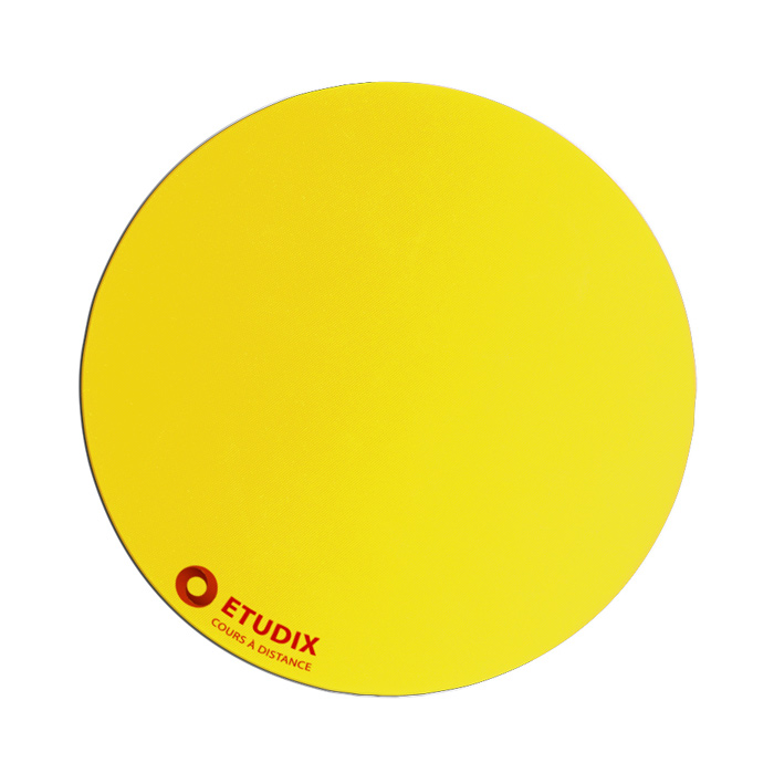 Alfombrilla de ratón de silicona con diseño circular - Baeza