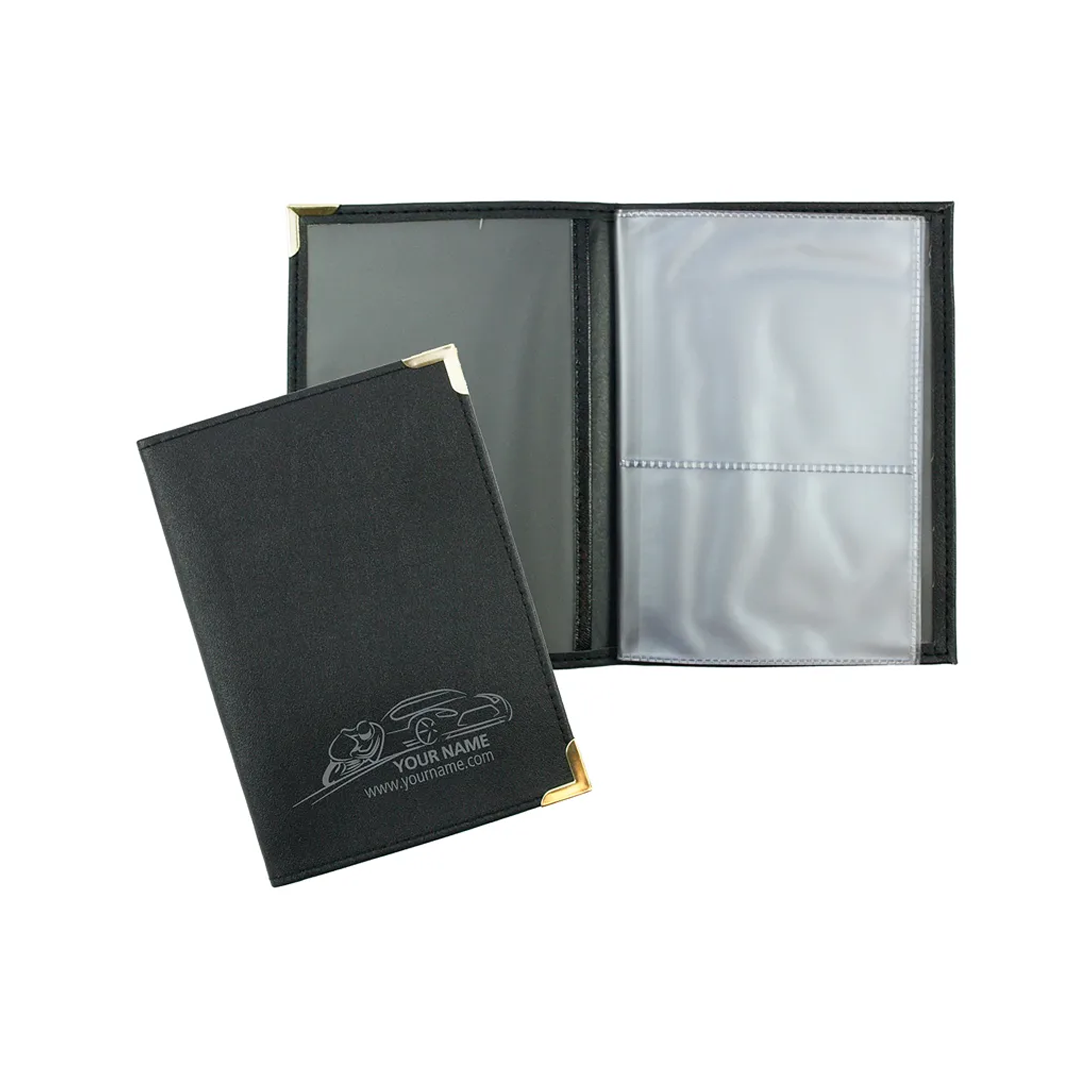 Carpeta de Licencia de Conducir Elegante - Ses Salines bedrukken met logo