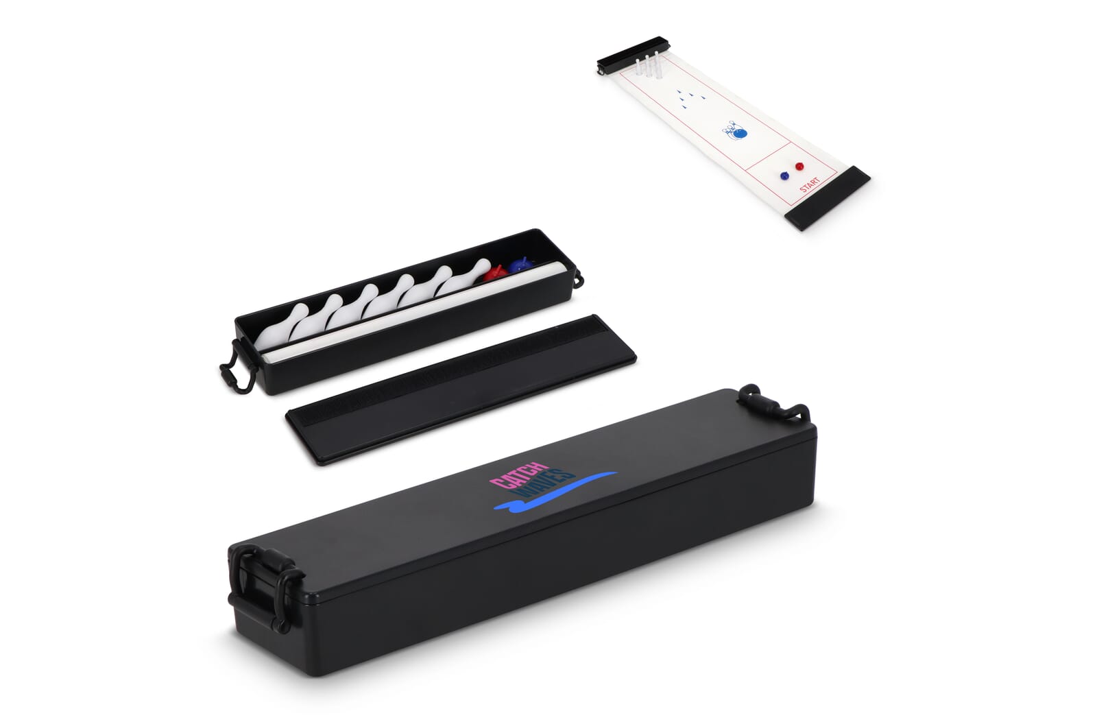 Juego de bolos de mesa compacto - Alpens impreso con logotipo