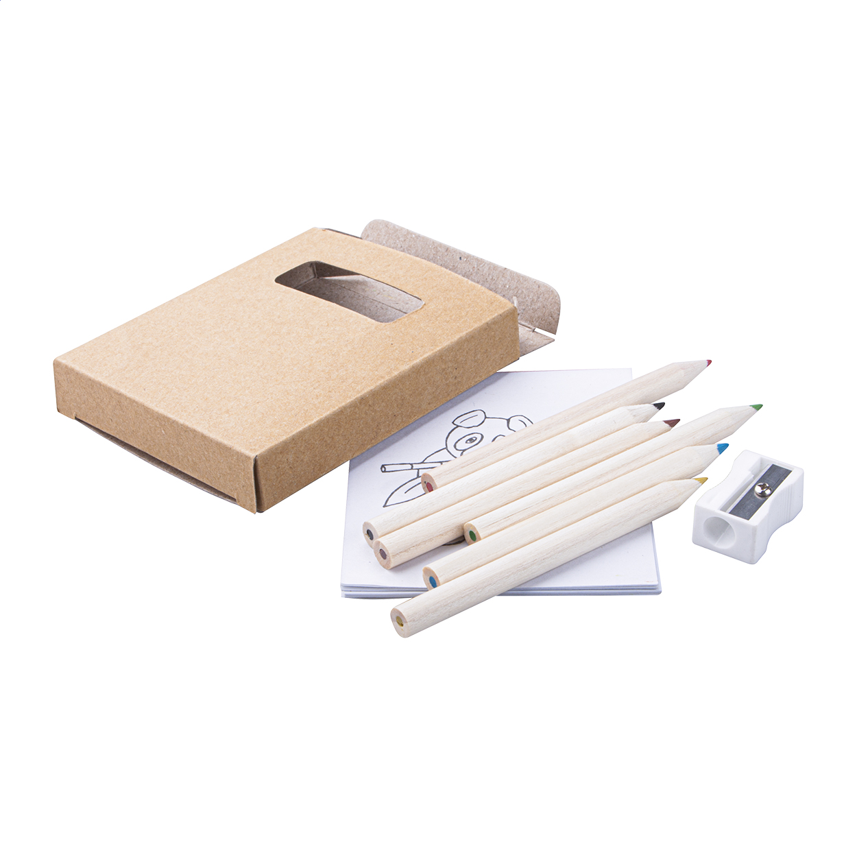 Set de Colores Creativo - Sant Martí d’Albars impreso con logotipo