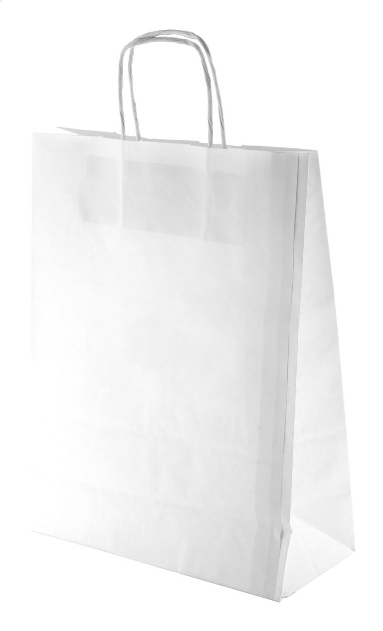 Bolsa de papel Kraft con asas de colores - Sobrado