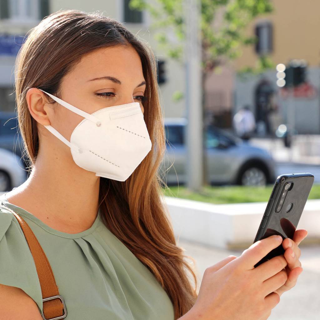 Máscara de seguridad FFP2 de doble protección con filtración automática - El Coronil